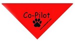 CO-PILOT - TRIANGLE  BANDANA FOR DOGS