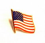 AMERICAN FLAG LAPEL PIN