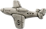 P-51 MUSTANG TACKETTE SILVER OX