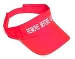 REMOVE BEFORE FLIGHT VISOR