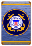 COAST GUARD VINTAGE METAL SIGN