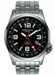 TORGOEN T5 WATCH BLACK WITH STAINLESS STEEL