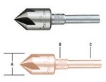 5 FLUTE ROSE PATTERN COUNTERSINKS