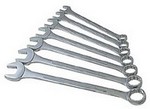 SUNEX 7 PIECE JUMBO SAE COMBINATION WRENCH SET 