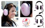 POWDER PUFF PILOTS  PNR HEADSETS -  PINK 