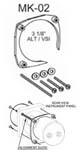 INSTRUMENT MOUNTING KIT 3-1/8 INCH ALT/VSI