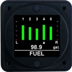 AEROSPACE LOGIC FIVE TANK FUEL LEVEL FOR 0V-5V DC SENDER