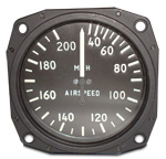 FALCON AIRSPEED INDICATOR 30-200 MPH
