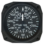 FALCON DUAL DIAL AIRSPEED INDICATOR 30-250 MPH / 30-220 KNOTS