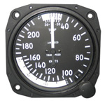 FALCON TRUE AIRSPEED INDICATOR 40-210 KNOTS