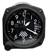 FALCON GAUGE SENSITIVE ALTIMETER WITH BAROMETRIC WINDOW AND WARN