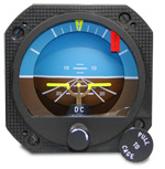 FALCON GAUGE ELECTRICAL 14V LIGHTED ATTITUDE GYRO WITH AN 8 DEGR
