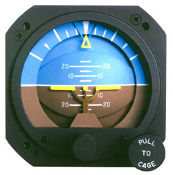 RC ALLEN 26EK SERIES GYRO ELECTRIC MULTI-VOLT ATTITUDE INDICATOR