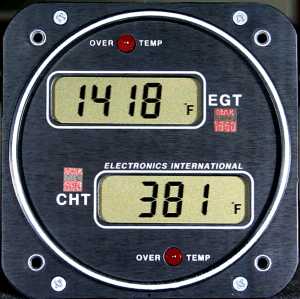 ELECTRONICS INTERNATIONAL PRIMARY EGT/CHT EC-1PT TWIN