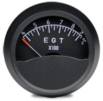 FALCON 2 INCH ROUND EXHAUST GAS TEMPERATURE GAUGE 400-900 C