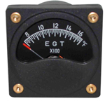 FALCON 3-1/8 EXHAUST GAS TEMPERATURE GAUGE 700-1700 F