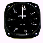 FALCON AIRSPEED INDICATOR 0-80 KNOTS