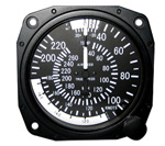 FALCON TRUE AIRSPEED INDICATOR DUAL RANGE 40-220 KNOTS / 260 MPH