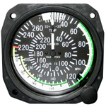 FALCON TRUE AIRSPEED INDICATOR DUAL RANGE 40-260 MPH / 220 KNOTS