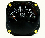 FALCON 3-1/8 EXHAUST GAS TEMPERATURE GAUGE 400-900 C