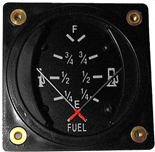 FALCON GAUGE FUEL 2-1/4 DUAL FUEL LEVEL GAUGE 5V INPUT