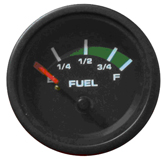 FALCON GAUGE FUEL 2 INCH ROUND SINGLE FUEL LEVEL GAUGE 5V INPUT