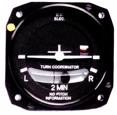 FALCON GAUGE ELECTRICAL TURN COORDINATOR LIGHTED 10-30 VDC