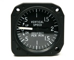 FALCON GAUGE VERTICAL SPEED INDICATOR - 3-1/8 INCH 2-000 FT RANG