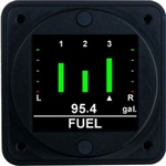 AEROSPACE LOGIC THREE TANK FUEL LEVEL FOR 0V-5V DC SENDER