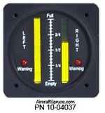 FALCON MECHANICAL DUAL FUEL GAUGE WITH WARNING LIGHTS