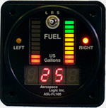 AEROSPACE LOGIC DUAL FUEL LEVEL INDICATOR