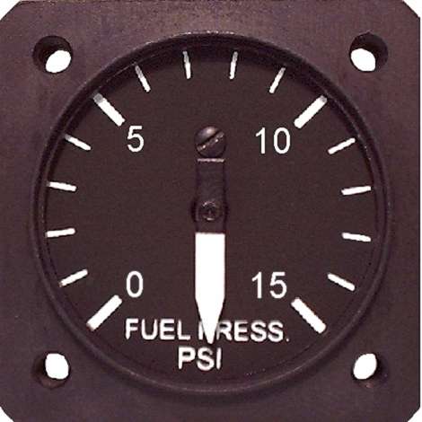 ELECTRONIC UMA 1-1/4 INCH FUEL PRESSURE GAUGE