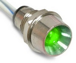 AL-1 GREEN CHROME ANNUNCIATOR LIGHT