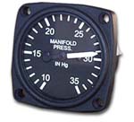 UMA MANIFOLD PRESSURE GAUGE 2-1/4 INCH 10-35 HG