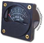 MICROFLIGHT CHT 2-1/4 INCHES 0-350° F
