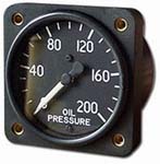 MILITARY OIL PRESSURE GAUGE  0-150 PSI