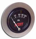 MILITARY OIL PRESSURE GAUGE SCOTT TYPE