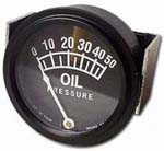 MILITARY OIL PRESSURE GAUGE - ROCHESTER 0-50 PSI