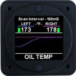 AEROSPACE LOGIC 200  -  DUAL OIL TEMPERATURE & VOLTMETER KIT