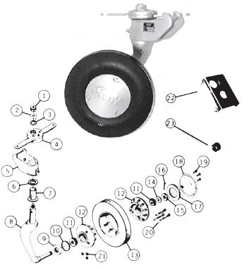 SCOTT TYPE 2000 SRS STEERING ARM