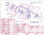 MATCO WHEELS AND BRAKES MH6BD.75 DRAWING