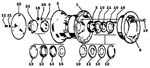 CLEVELAND 500 X 5 MAIN WHEELS