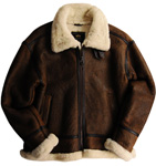 LEATHER B-3 SHERPA FLYING JACKET