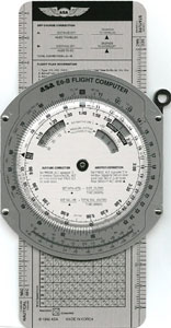 E6B METAL FLIGHT COMPUTER