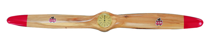 ARROWPROP 52 INCH PIPER CUB PROP CLOCK WITH QUARTZ FACE