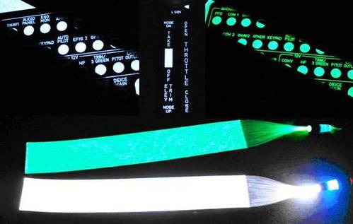 FIBER-OPTIC PANEL BACKLIGHTING KIT - GREEN