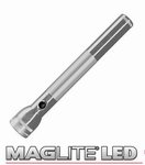 MAGLITE GREY PEWTER FLASHLIGHT 4D CELL