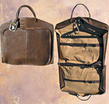 AERO SQUADRON LEATHER GARMENT BAG