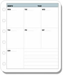 AIRGUIDE CALENDAR SHEETS