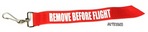 REMOVE BEFORE FLIGHT KEYCHAIN